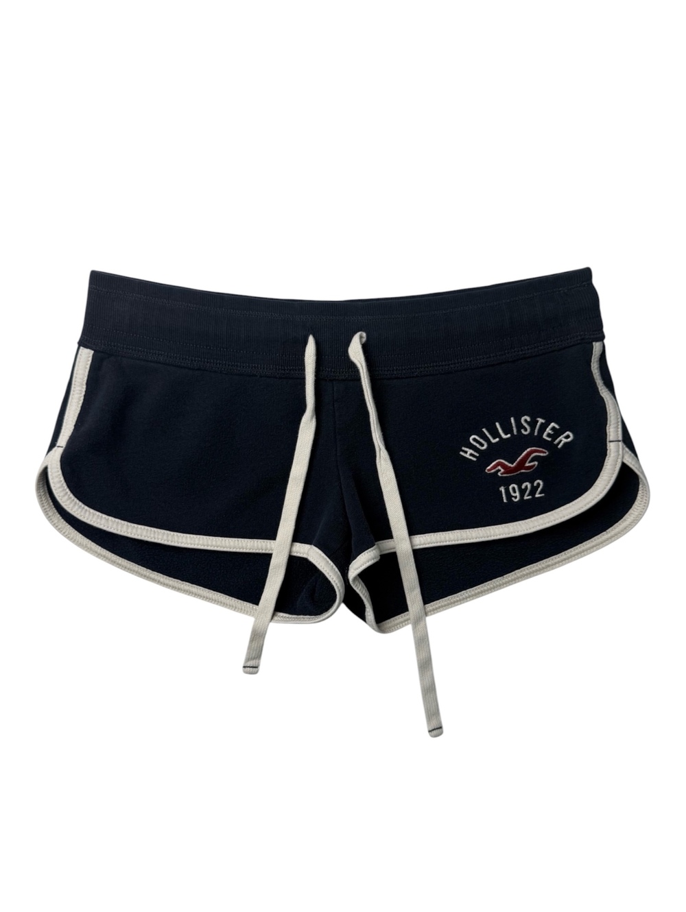 Hollister Low-Rise Navy Blue Athletic Shorts